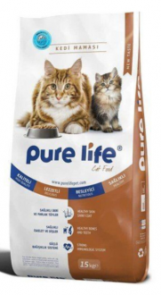Pure Life Balıklı Yetişkin Premium 15 kg Kedi Maması kullananlar yorumlar